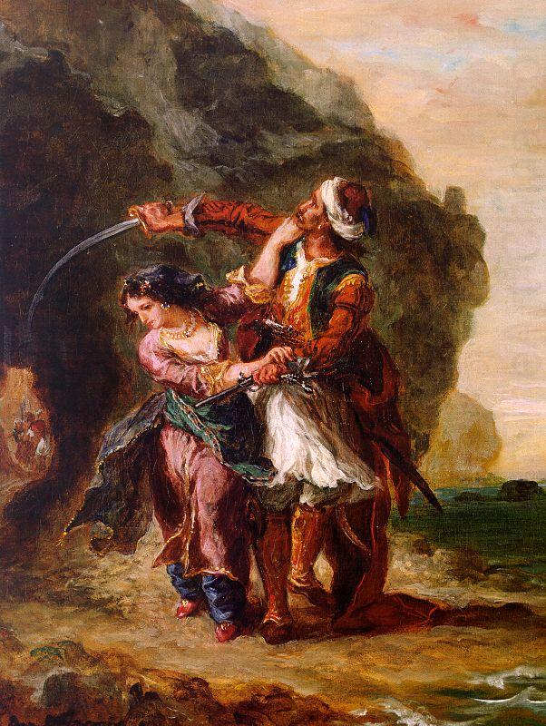 Eugene Delacroix The Bride of Abydos china oil painting image
